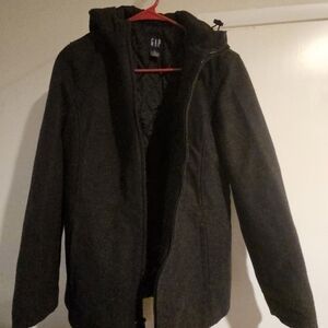 GAP Men's Charcoal Hooded Jacket